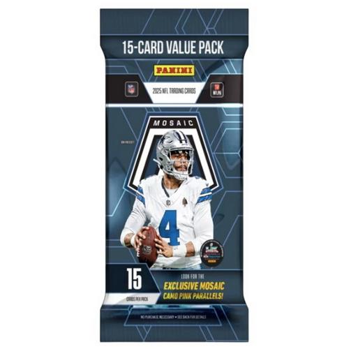 2025 Panini Mosaic NFL Trading Card Value Pack - Primary Image