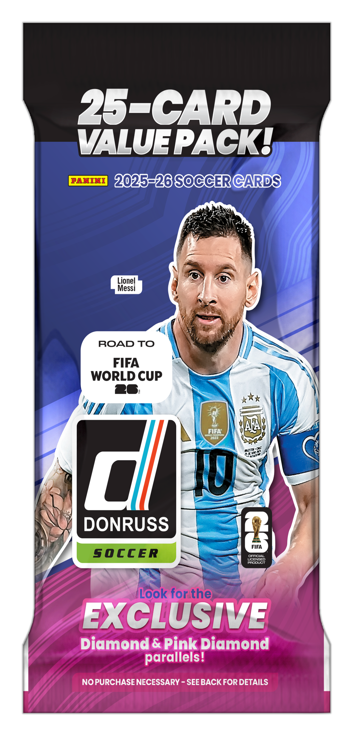 2025-26 Panini Donruss Road To The 2026 FIFA World Cup Value Pack