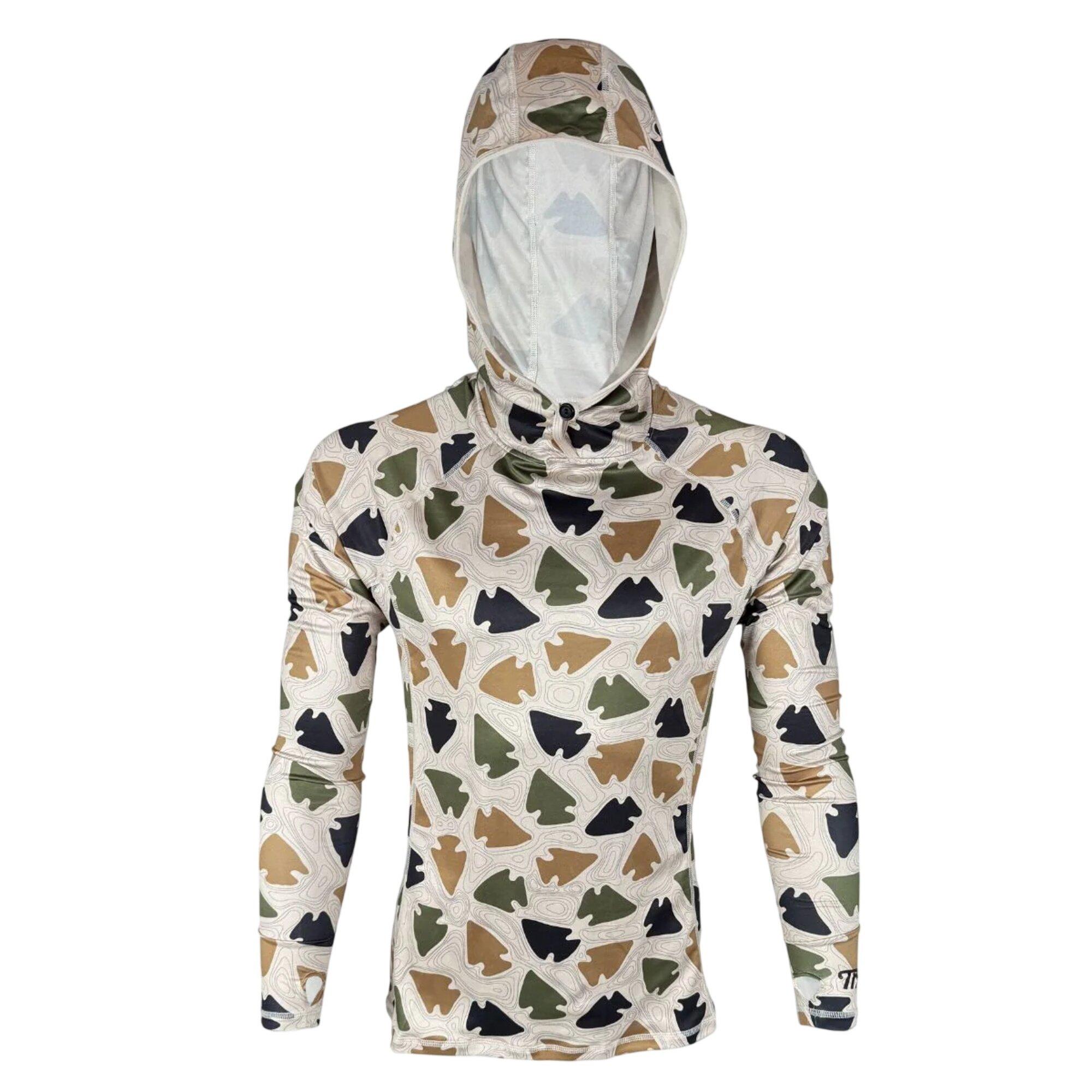 Men's TRXSTLE Arrowhead Featherweight Long Sleeve Hooded Fly Fishing T-Shirt