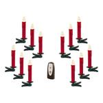 Melrose International 6.5" LED Clip on Taper Candle with Remote (Set of 24) - Thumbnail 2 of 4