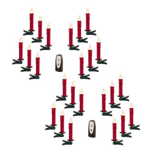 Melrose International 6.5" LED Clip on Taper Candle with Remote (Set of 24) - Primary Image