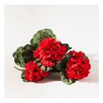 Melrose International Red Geranium Floral Bush (Set of 2) - Thumbnail 3 of 3