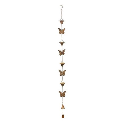 Melrose International 61.5"H Iron Butterfly Rain Chain - Primary Image
