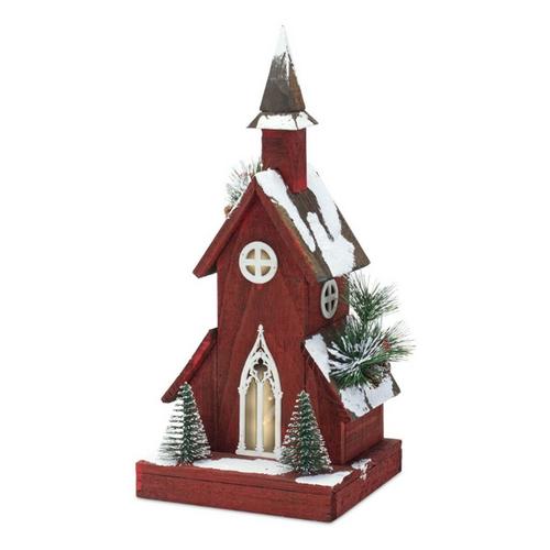 Melrose International 19" Wood Church - Primary Image