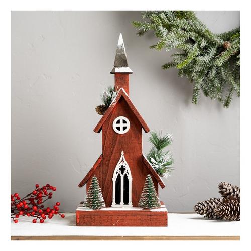 Melrose International 19" Wood Church - Primary Image