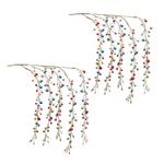 Melrose International 28"H Plastic Bead Spray (Set of 2) - Thumbnail 3 of 3