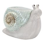 Melrose International Whimsical Terra Cotta Garden Snail Planter (Set of 2) - Thumbnail 2 of 3