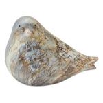 Melrose International Terra Cotta Bird with Marble Design (Set of 2) - Thumbnail 3 of 4