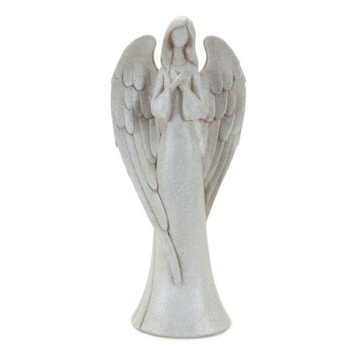Melrose International Serene Angel Figurine with Bird Accent (Set of 2) - Primary Image