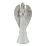 Melrose International Serene Angel Figurine with Bird Accent (Set of 2) - Thumbnail 3 of 3