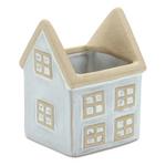 Melrose International Neutral Porcelain House and Barn Planter (Set of 2) - Thumbnail 2 of 3