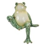 Melrose International Stone Garden Frog Shelf Sitter (Set of 3) - Thumbnail 4 of 5