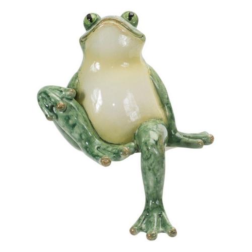 Melrose International Stone Garden Frog Shelf Sitter (Set of 3) - Primary Image