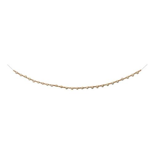 Melrose International 5.5'L Wood Bead Garland (Set of 2) - Primary Image