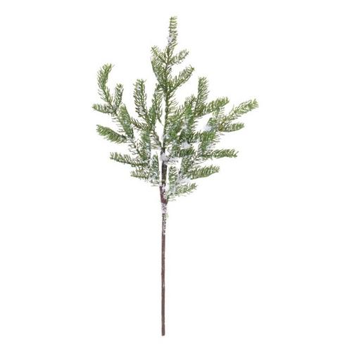 Melrose International 28"H Plastic Pine Spray with Fake Snow (Set of 2) - Primary Image