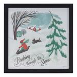 Melrose International 10"SQ Plastic/MDF Snow Frame (Set of 3) - Thumbnail 2 of 5