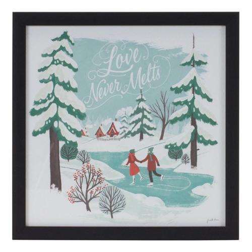 Melrose International 10"SQ Plastic/MDF Snow Frame (Set of 3) - Primary Image