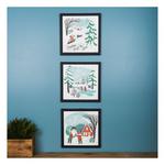 Melrose International 10"SQ Plastic/MDF Snow Frame (Set of 3) - Thumbnail 5 of 5