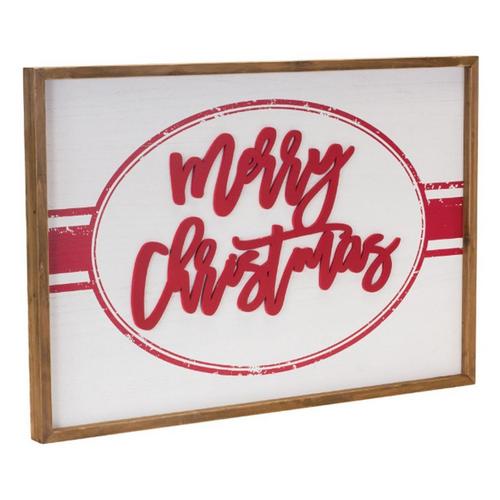 Melrose International 19"H Merry Christmas Sign - Primary Image