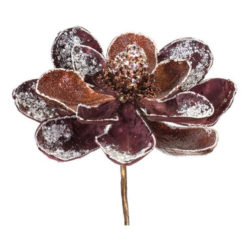 Melrose International 19"H Polyester Magnolia Stem (Set of 2) - Primary Image