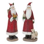 Melrose International 11"H Resin Santa w/Animals (Set of 2) - Thumbnail 1 of 3