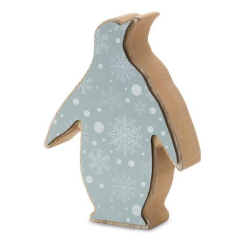 Melrose International Wood Penguin (Set of 2) - Primary Image