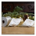 Melrose International 4" x 5 Yds. Wired Polyester Ribbon (Set of 2) - Thumbnail 3 of 3