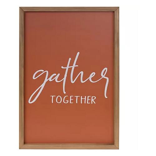 Melrose International Gather and Thankful Signs (Set of 2) - Primary Image