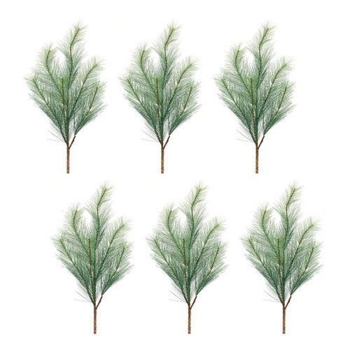 Melrose International 32"H PVC Pine Spray (Set of 6) - Primary Image