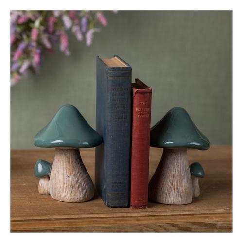 Melrose International Mushroom Bookend Sculpture - Primary Image