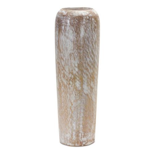 Melrose International 18.25"H Wood Floor Vase - Primary Image