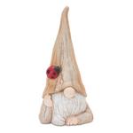 Melrose International Gnome Statue with Wood Grain Design (Set of 2) - Thumbnail 2 of 3