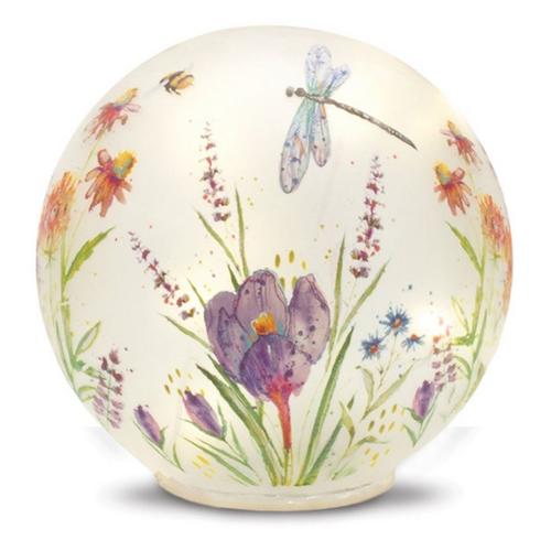 Melrose International LED Floral Dragonfly Orb (Set of 3) - Primary Image