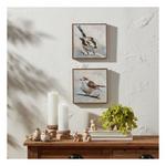 Melrose International Framed Bird Canvas Block (Set of 2) - Thumbnail 4 of 4