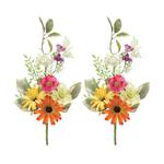 Melrose International Mixed Spring Floral Spray (Set of 2) - Thumbnail 1 of 3