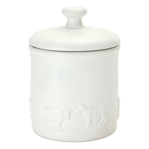 Melrose International Ceramic Farm Animal Canister (Set of 2) - Primary Image