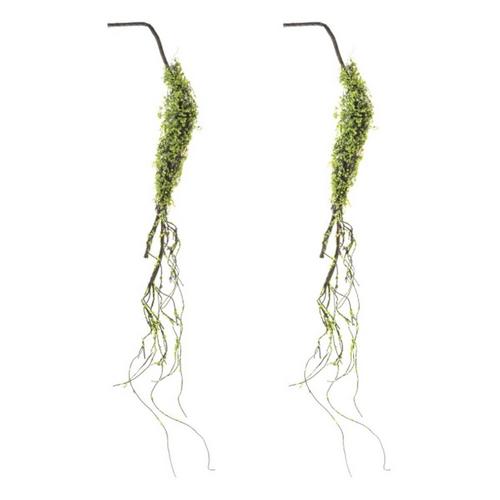 Melrose International Moss Foliage Vine Branch (Set of 2) - Primary Image