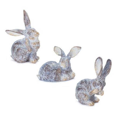 Melrose International Garden Rabbit Figurine (Set of 3) - Primary Image