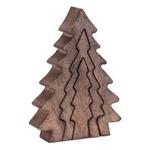 Melrose International Triple Tree Wood Puzzle (Set of 2) - Thumbnail 1 of 3