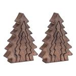 Melrose International Triple Tree Wood Puzzle (Set of 2) - Thumbnail 3 of 3
