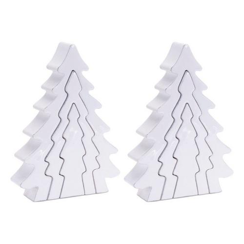 Melrose International White Triple Tree Puzzle (Set of 2) - Primary Image
