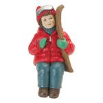 Melrose International Resin Kids w/ Skis and Skates Figurines (Set of 4) - Thumbnail 2 of 6