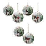 Melrose International Gnome Disc Ornaments (Set of 6) - Thumbnail 5 of 5