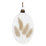 Melrose International Glass Ornaments with White Dried Floral (Set of 12) - Thumbnail 4 of 6