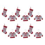 Melrose International Stocking and Sweater Ornaments (Set of 12) - Thumbnail 3 of 3