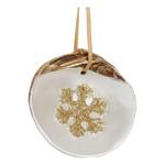 Melrose International Clam Shell and Snowflake Ornaments (Set of 12) - Thumbnail 3 of 5