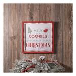 Melrose International 15in Milk and Cookie Sign - Thumbnail 2 of 2