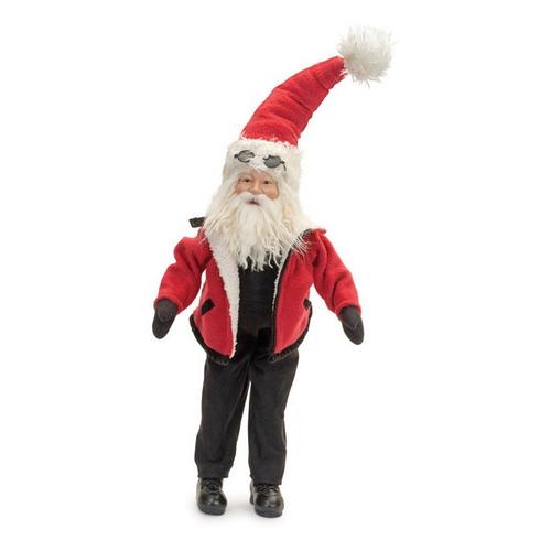 Melrose International 27.5in Santa in Snow Suit Figurine - Primary Image
