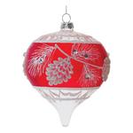 Melrose International Glittered Pinecone Glass Ornaments (Set of 6) - Thumbnail 4 of 5