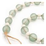 Melrose International Blue and White Glass Bead Garland (Set of 6) - Thumbnail 2 of 3